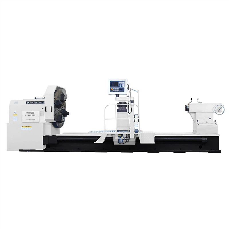 Torno CNC horizontal de alta resistencia de 16 toneladas